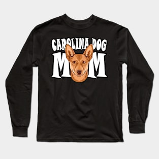 Carolina Dog Mom Cute Dog Mothers Day Womens Long Sleeve T-Shirt